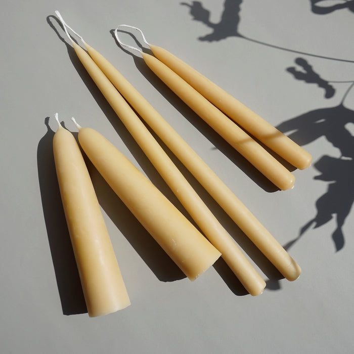 Hand dipped Beeswax Candles from UK Beeswax | Shop Fodder