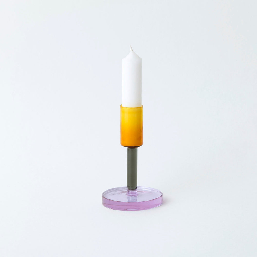 Medium Glass Candle Holder