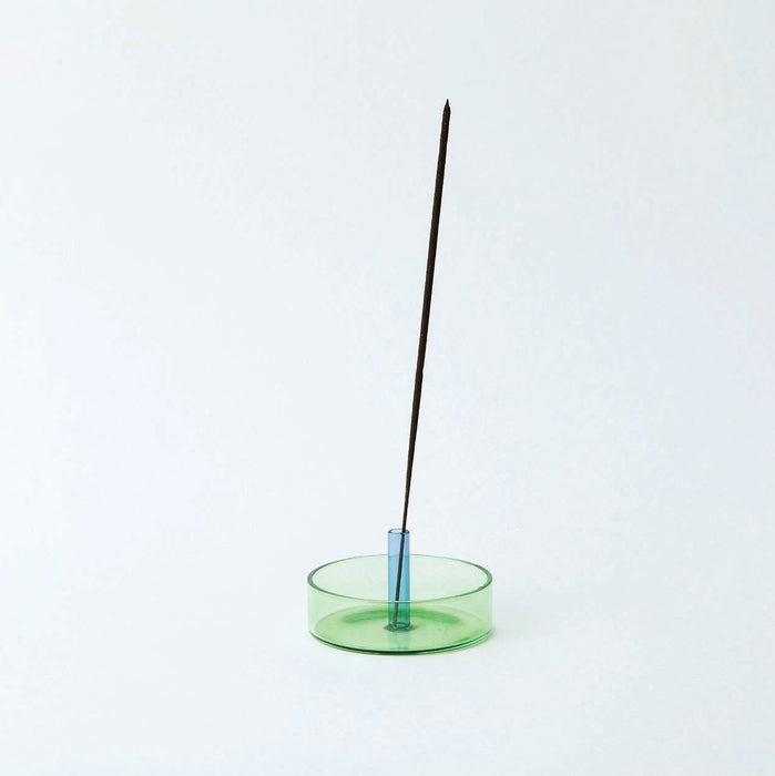 Incense Holder Green | Block Design | Shop Fodder