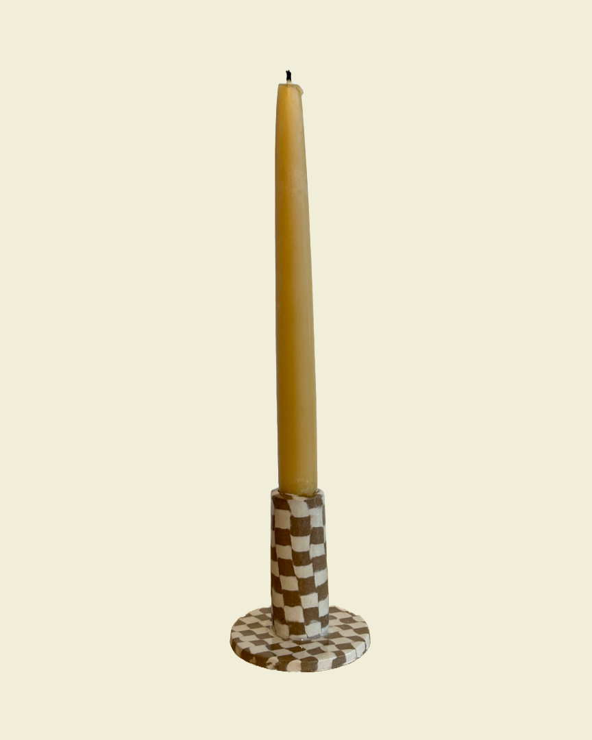 Candlestick Holder Checkerboard
