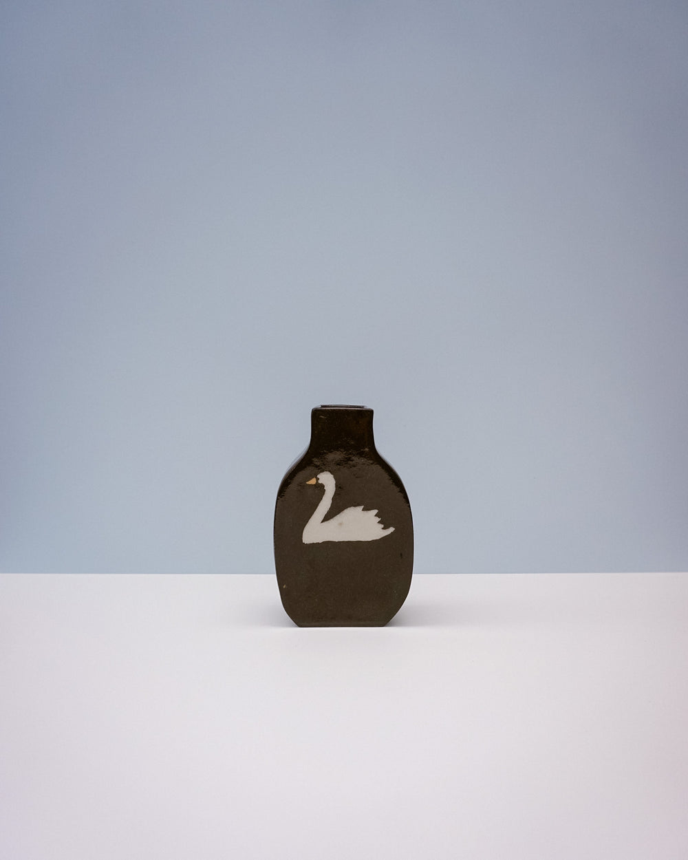 Swan Nerikomi Bottle Vase