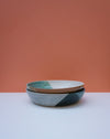 Large serving bowl by Liz Vidal - layered glazing - stoneware - Fodder