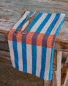 Lido napkins by Nic Brittin - set of four blue stripe - Fodder