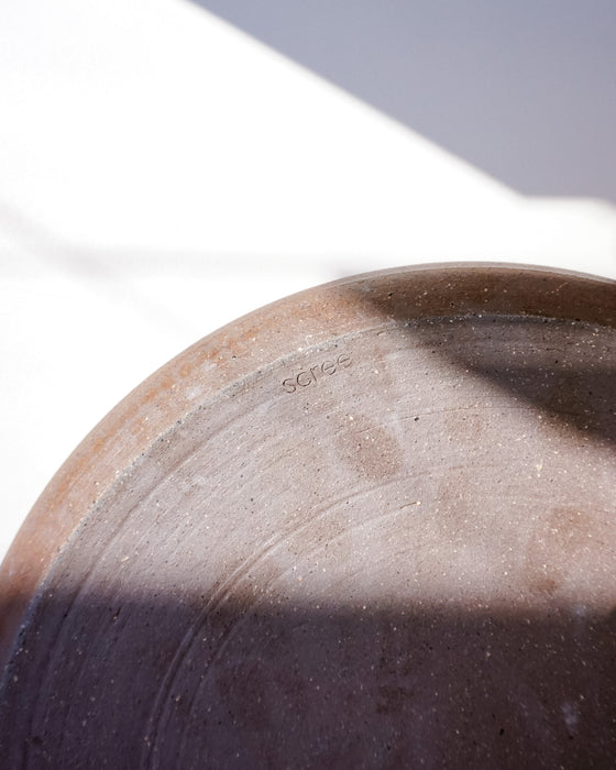 Large Serving Platter base with makers mark | Scree Ceramics | Fodder