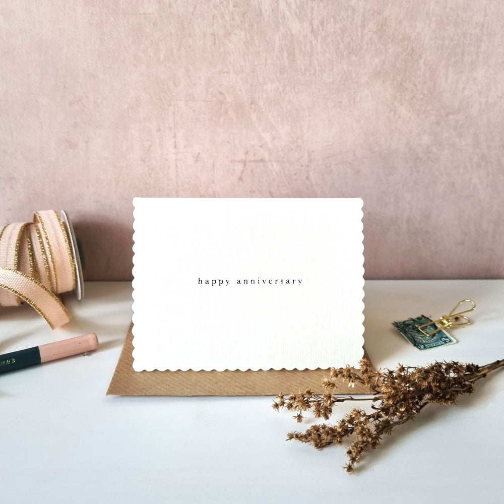 Mini Happy Anniversary Card