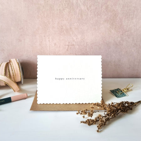 White card with 'for you' text on a pink textured background