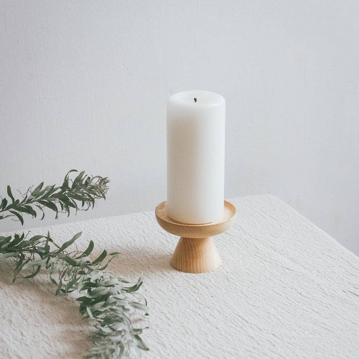 Ash pillar Candle Stand | Selwyn House | Shop Fodder