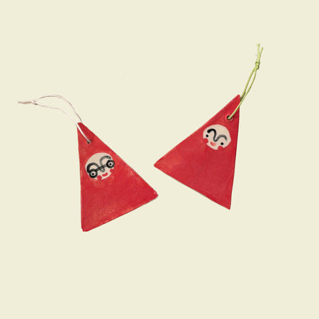 Santa Hanging Ornament | Beci Callow | Shop Fodder 