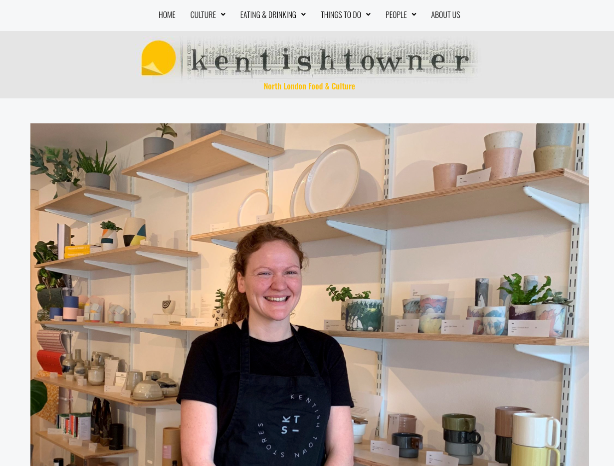 Kentish Town Stores Features in the Kentishtowner - Interview with Luci Noel