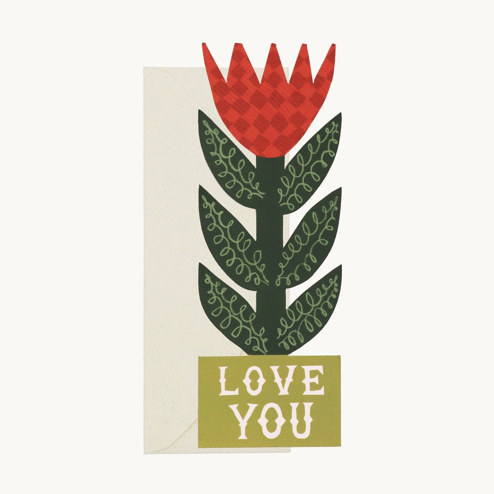 Checkerboard Lily, Love You Card