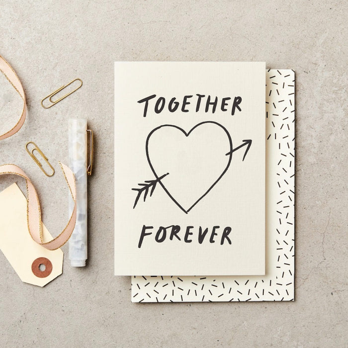 Together Forever Greetings Card | Katie Leamon | Shop Fodder